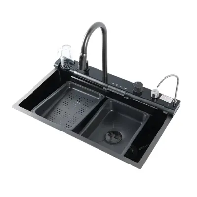 Évier multifonction premium en acier inoxydable
